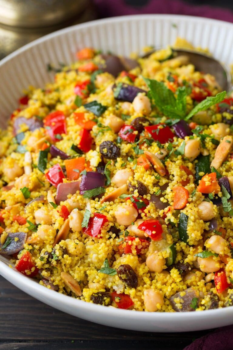 Easy Moroccan-Spiced Couscous with Veggies