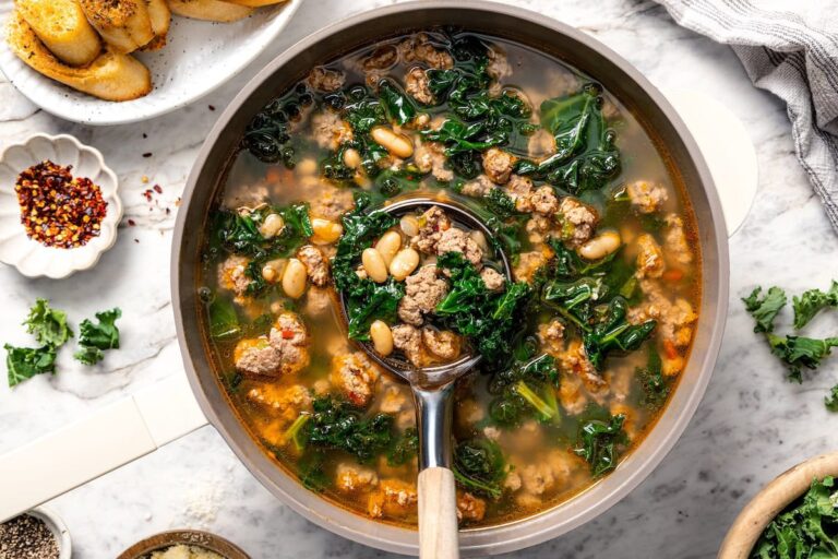 Simple Turkey Sausage Kale Soup Recipe