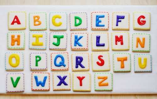 Colorful Alphabet Cookies How to Bake Them