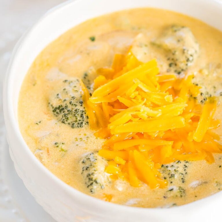 Creamy Broccoli Cheese Soup Like Panera