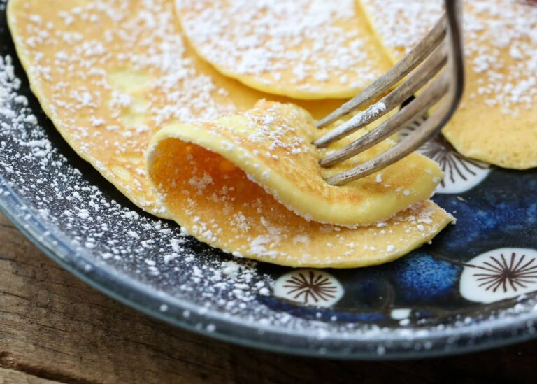 Fluffy Cream Cheese Pancakes How To
