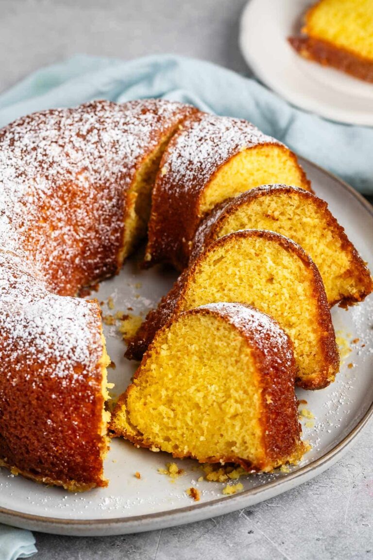 Zesty Lemon Butter Cake Recipe
