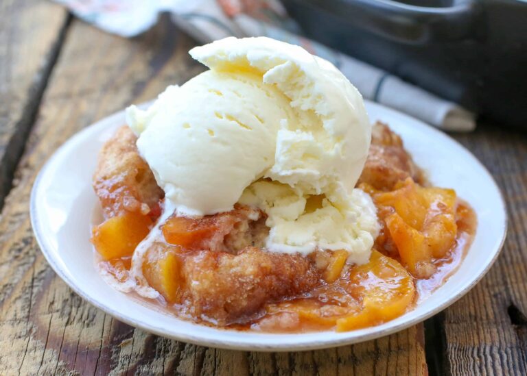 Sweet Georgia Peaches Cobbler Recipe