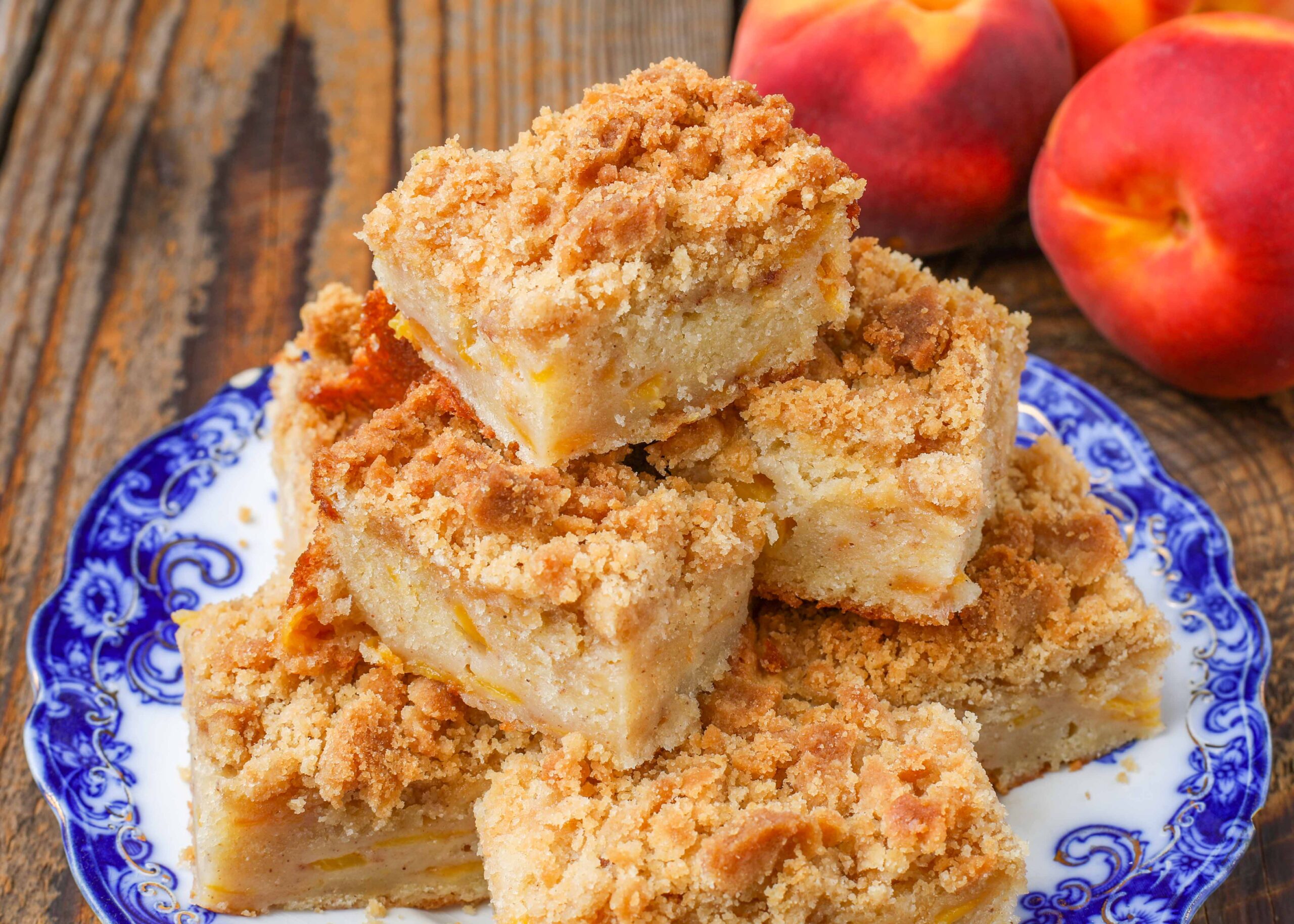 Fruity Coffee Cake How to Bake Peaches