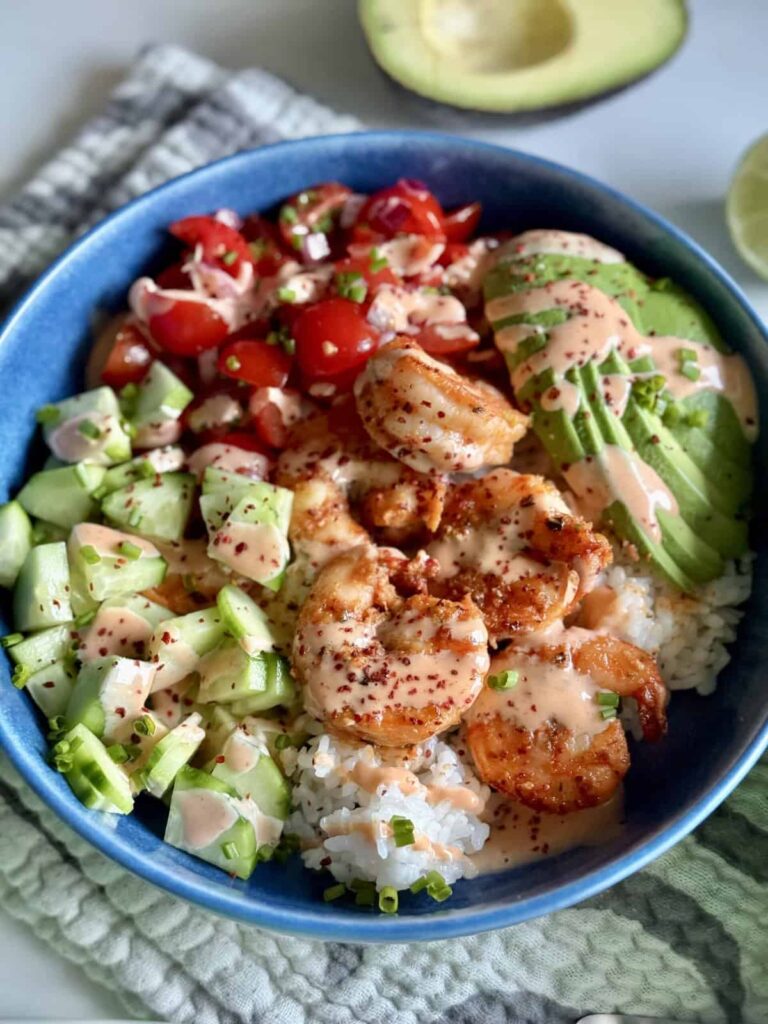 Fiery Shrimp Bowls A Simple Weeknight Treat
