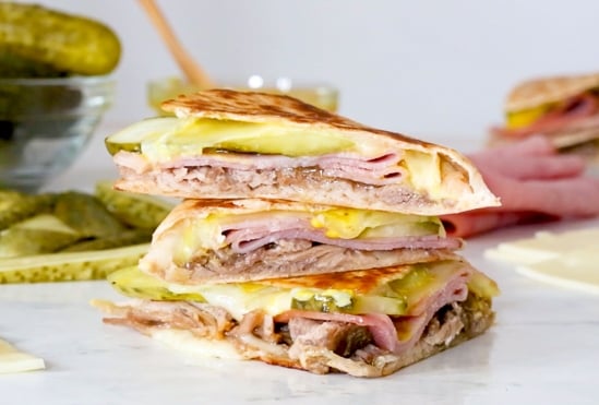 Easy Cuban-Inspired Quesadilla Recipe