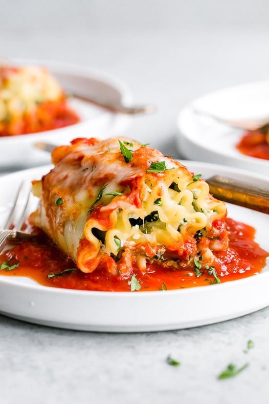 Easy Spinach Lasagna Rolls Recipe