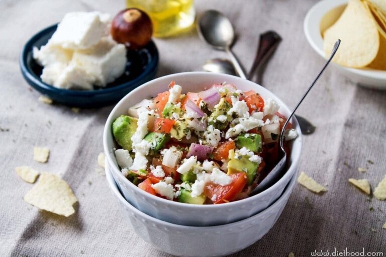 Creamy Avocado Feta Salsa Recipe
