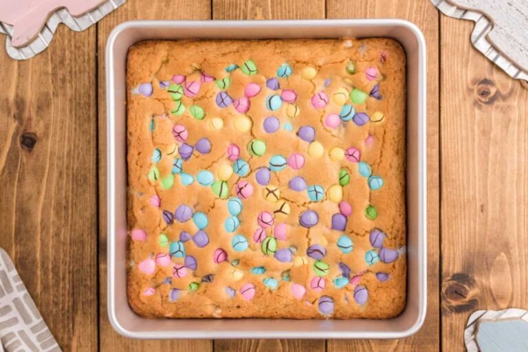 Bright Blondie Bars How to Bake Springtime Bliss