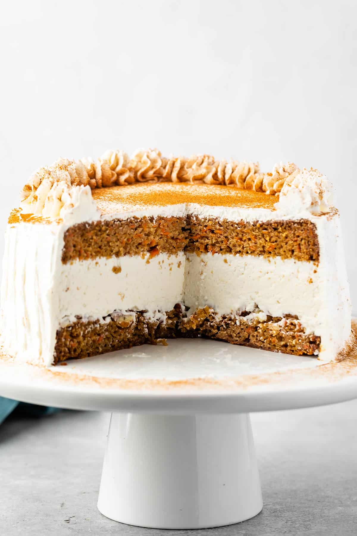 Orange Spice Ice Cream Cake Delight