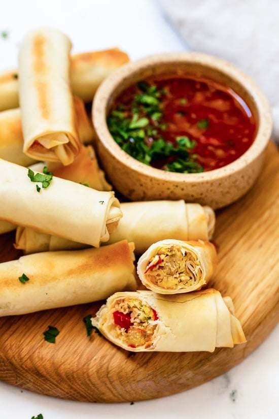 Easy Egg Roll Breakfast Wraps