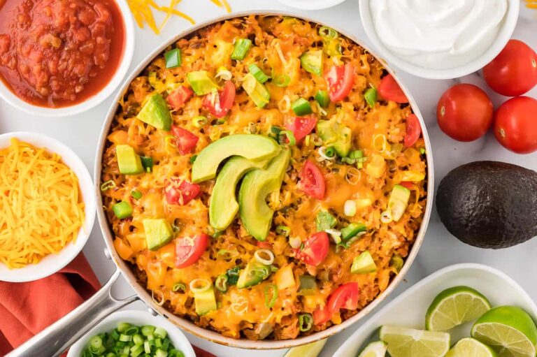 Easy Chicken Fajita Rice Bowl Recipe