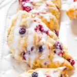 Sweet Berry Scones A Simple Glazed Treat