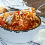 Layered Pasta Soup Recipe