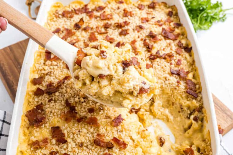 Savory Mac and Cheese with Gouda and Bacon