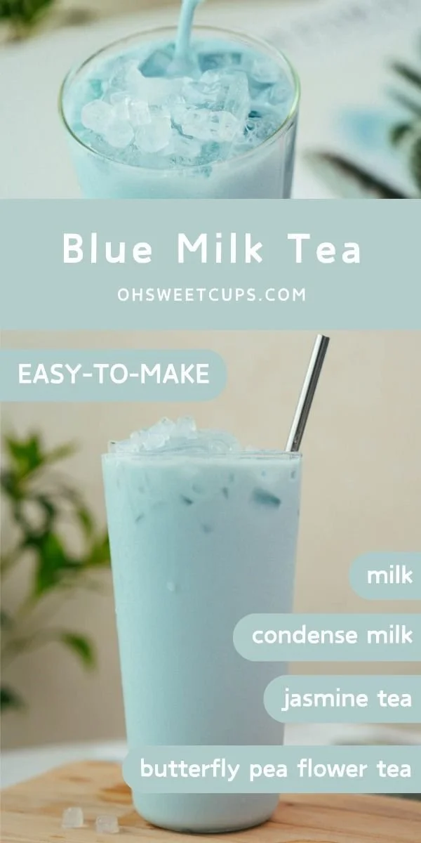 A variety of milk tea drinks with different flavors and toppings.