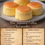 Mini Japanese Cheesecake Recipe