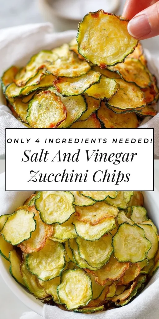 Salt and Vinegar Zucchini Chips Recipe