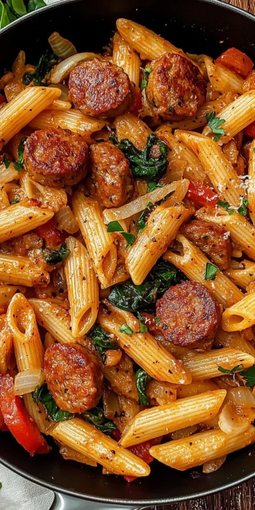 Spicy Cajun Pasta with Sausage
