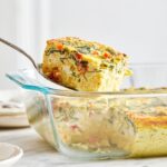 Easy Egg Bake with Spinach and Feta
